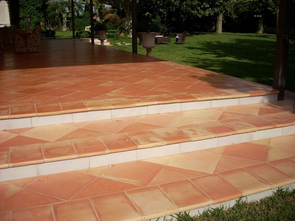 gradini in cotto 25x35