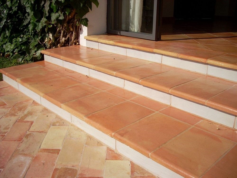 scala in cotto artigianale